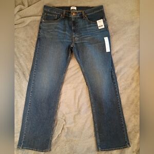 Levi's Men's Dark Blue Straight Jeans